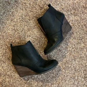 Black Lucky Brand Booties